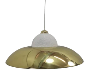 Brass Pendant Lamp, 1970s