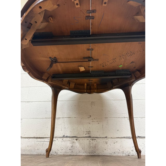 Vintage Drexel Basque Provincial Collection French Louis XV Style Dining Table For Sale - Image 11 of 18