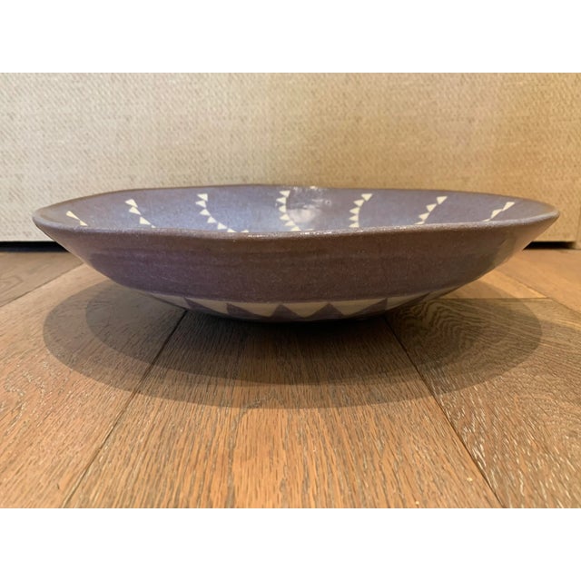 Japanese Japanese Glazed Serving Bowl For Sale - Image 3 of 7