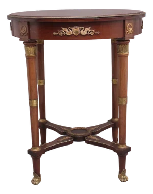 French Empire Style Mahogany Centre Table, 1880s
