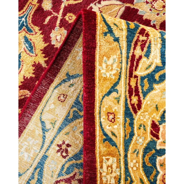 Mogul, One-of-a-Kind Hand-Knotted Area Rug - Red, 8' 1" x 10' 5" For Sale In New York - Image 6 of 8