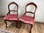Victorian Late 19th Century Victorian Walnut Balloon Back Tufted Side Chairs - Set of 2 For Sale - Image 3 of 8
