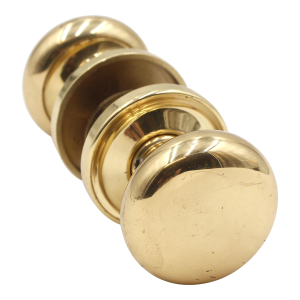 Vintage 2.25 In. Classic Polished Brass Door Knob Set