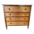 Antique Mid-Century, Modern , American Tiger Maple 4 Drawer Dresser, Circa 1840-1860 For Sale
