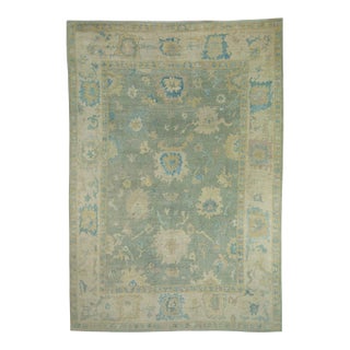 Turkish Oushak Rug 11'3" x 16'4" #18506 For Sale