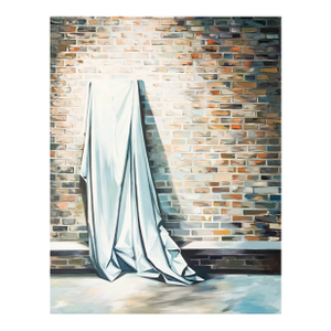 1970s Large Lowell Nesbitt Oil on Canvas - Unstretched (rolled)