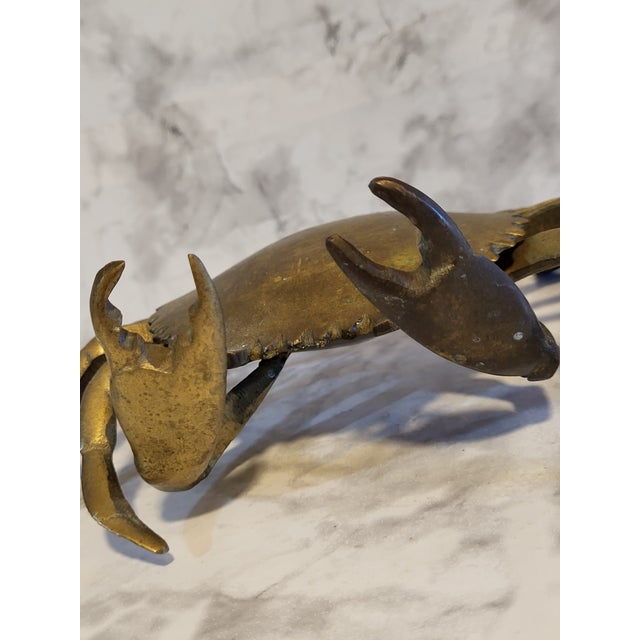 Articulate Brass Crab Catchall For Sale In San Francisco - Image 6 of 13