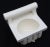 Mid 20th Century Vintage White Ceramic Bathtub Soap Dish With Handle For Sale - Image 5 of 9