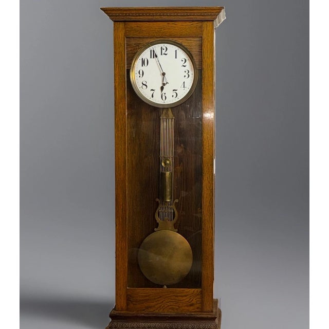 Wood Bawo & Dotter, New York, Antique Jeweler’s Regulator Clock For Sale - Image 7 of 13