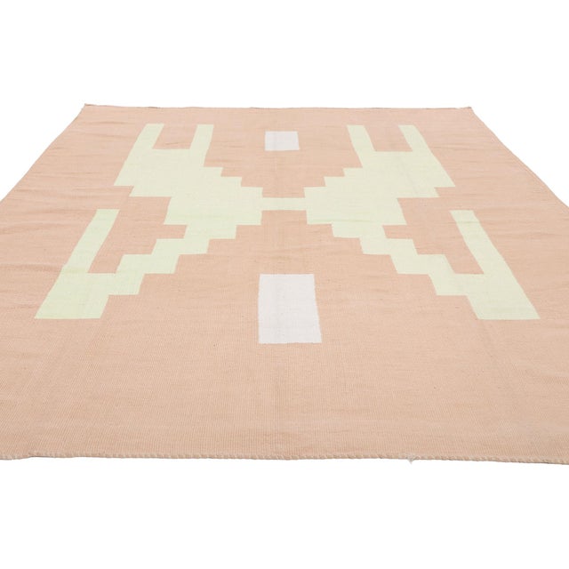 Contemporary Vintage Afghani Dhurrie Rug, 05'05 X 08'08 For Sale - Image 3 of 10