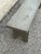 Gray Vintage Primitive Gray Painted Wood Bench For Sale - Image 8 of 12