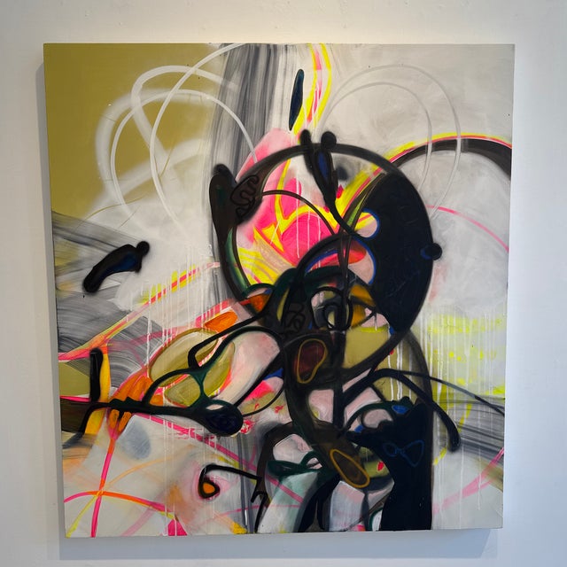 Rise, Original Abstract Painting by Chris Artabasy | Chairish