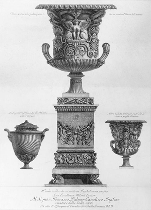 Giovanni Battista Piranesi, Antique Vases, Late 18th Century, Etching