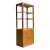 Vintage Coastal Pencil Reed Etagere For Sale