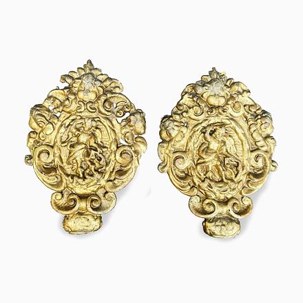 Golden Friezes, Set of 2 For Sale - Image 9 of 9