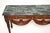 1930s Vintage Carved Walnut Console Table with Marble Top, 1930 For Sale - Image 5 of 12