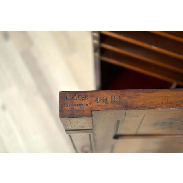 Filing Cabinet from H. Ogden & Son, England, Late 1800s For Sale - Image 13 of 16