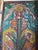 Hand-Painted Carved Wood Door Panel – Tree of Life With Lotus, Cranes & Elephant Motifs 84x36 For Sale - Image 4 of 5