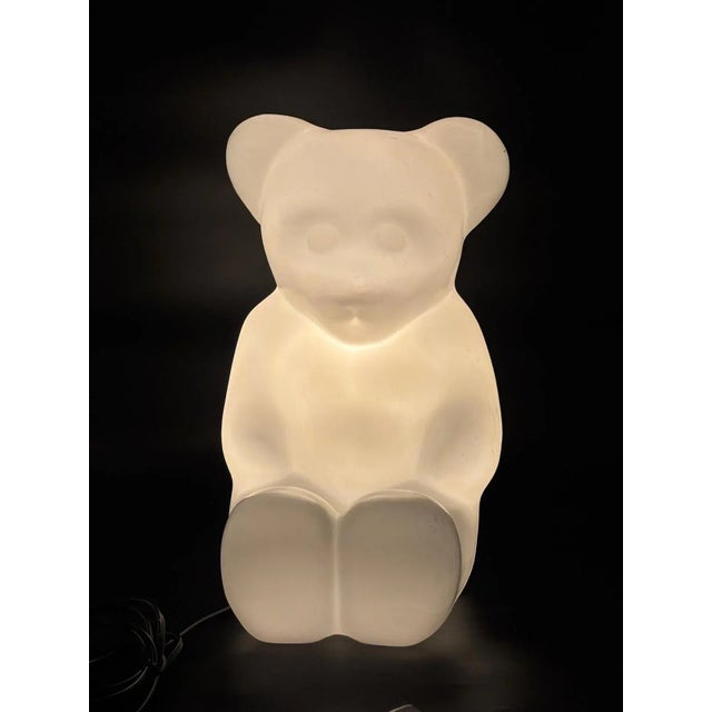 The Seat Bear Lamp in White from Lumibar, 1980s For Sale - Image 10 of 10
