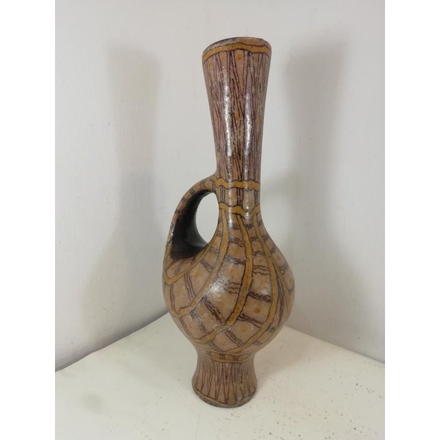 Ceramic Vase by Carlo Zauli, Faenza, Italy, 1950s For Sale - Image 10 of 10