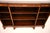 Wood Antique Walnut Breakfront Open Bookcase, 1920 For Sale - Image 7 of 11