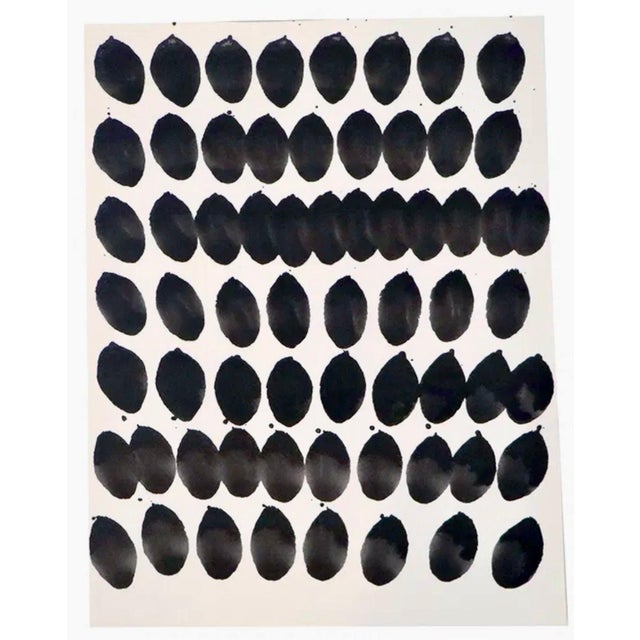 Francisca Sutil, Francisca Sutil Mute Series Black Ink Painting Abstract Composition Chilean 2010 For Sale - Image 9 of 9