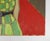 Contemporary oil on wood panel expressionist portrait painting of woman in a green check dress by K. C. Bacon (1948-2026)...
