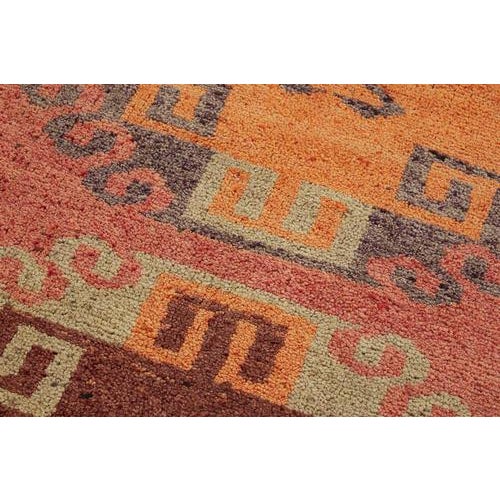 Red Bohemian Runner Rug For Sale - Image 5 of 7