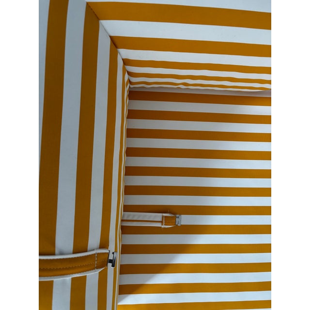 Vintage Yellow and White Sofa Bed from Ikea, 1980 For Sale - Image 9 of 10