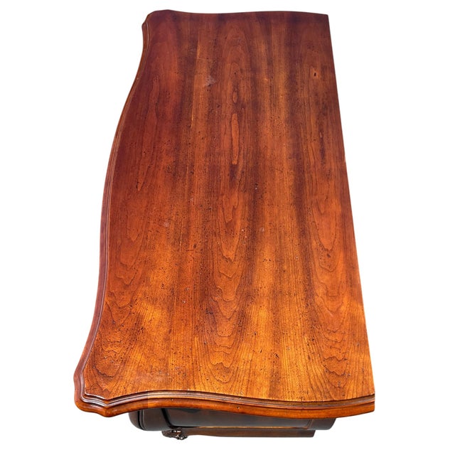 Mid 20th Century John Widdicomb French Louis XV Carved Bombe Chest Dresser For Sale - Image 5 of 11
