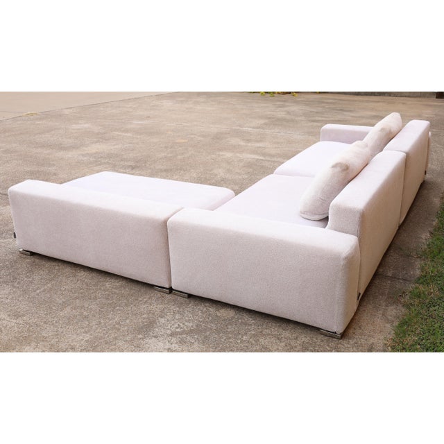 Minotti Minotti Three-Section Sectional Sofa For Sale - Image 4 of 7