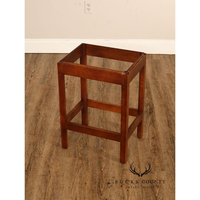 Chippendale Style Cherry Butler Tray Side Table For Sale - Image 18 of 18