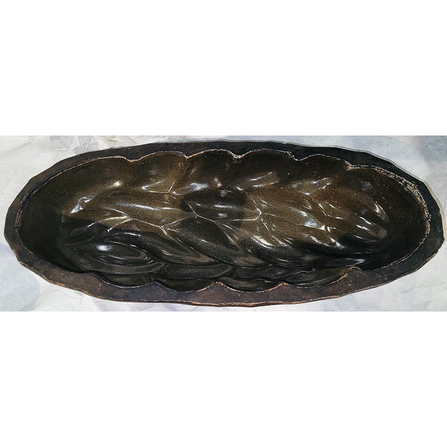 French Country 1900s French Terracotta Bread Mold Form For Sale - Image 3 of 6