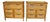 Asian-Style Cherry and Bamboo Chests – Pair For Sale