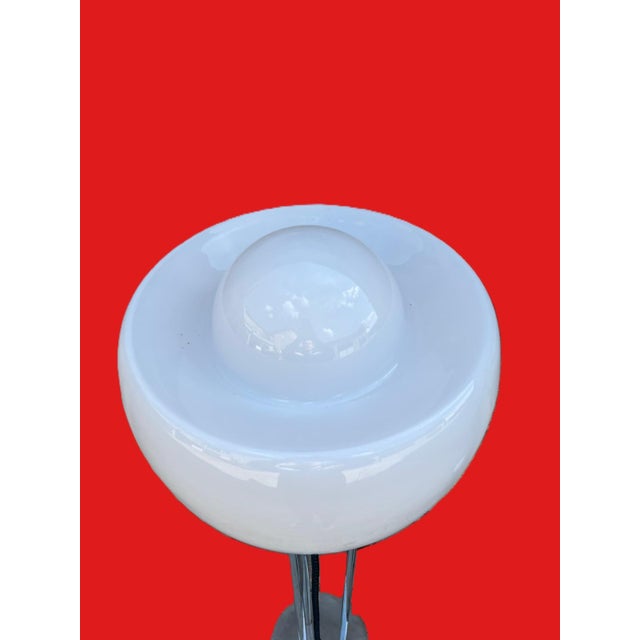 Space Age Floor Lamp in Murano Glass and Steel, 1960s For Sale - Image 6 of 12