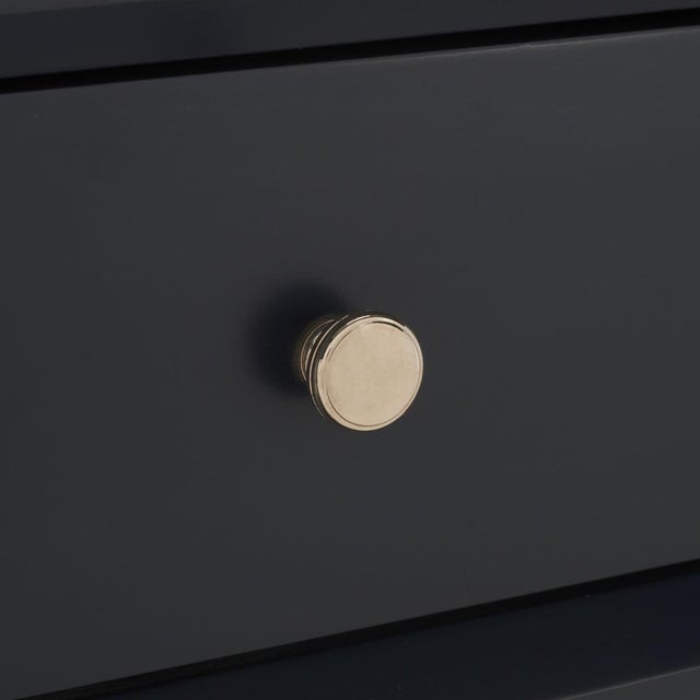 Early 21st Century Siobhan Accent Table with Storage Drawer in Navy For Sale - Image 5 of 10