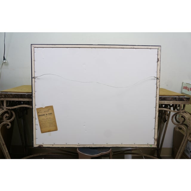 Antique French Victorian Carte Automobilistes & Cyclistes Paris Map 39" For Sale - Image 13 of 17