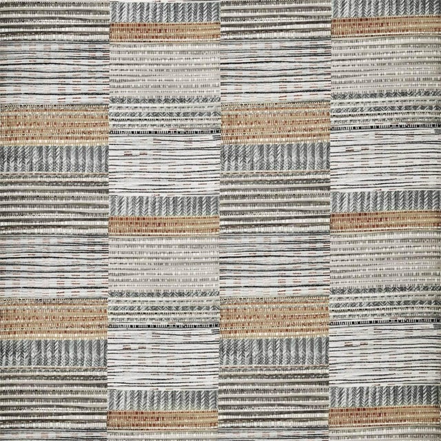 Harlequin Benirras Fabric in Slate/stone/honey - a Sample For Sale
