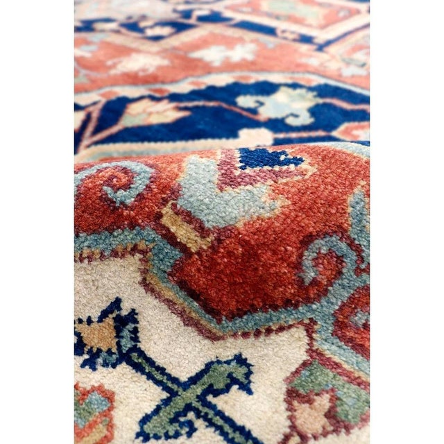 Pasargad Home Serapi Rust Wool Area Rug-11'11'' X 15' 3'' For Sale - Image 4 of 7
