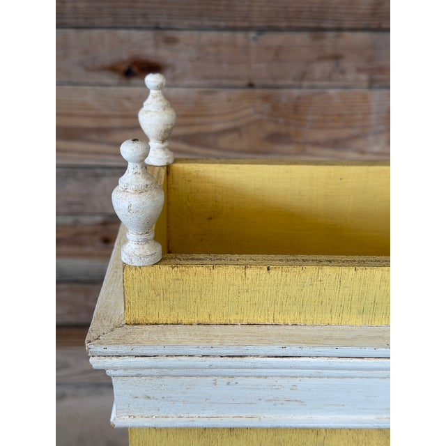 Wood Vintage Trompe L’Oeil Folk Art “Charleston House” Cabinet by David Thompson For Sale - Image 7 of 12