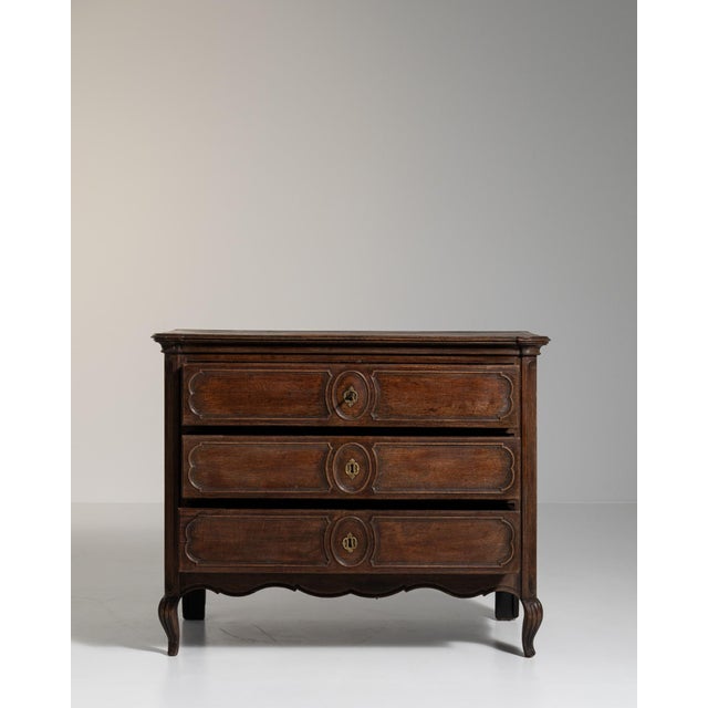 Early 19th Century Louis XV Brown Wood Chests of Drawers For Sale - Image 14 of 18