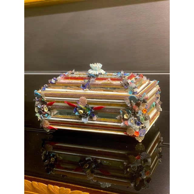 Gold Murano Glass Jewel Box, 1930s For Sale - Image 8 of 15