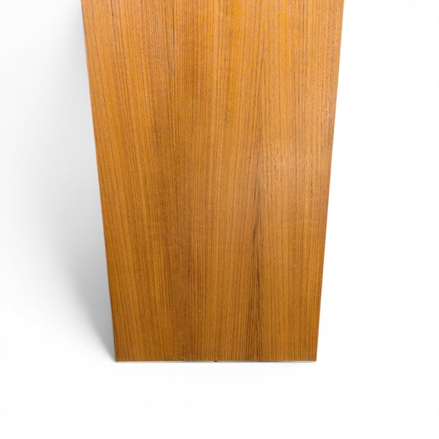 Chestnut Vintage Danish Modern Teak Bookcase With Adjustable Shelves For Sale - Image 8 of 15