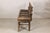 Early 20th Century Antique Chinese Rustic Wood Bench with Carved Openwork Back For Sale - Image 5 of 14