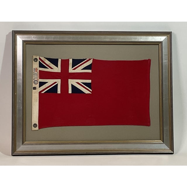 English British Royal Navy Ensign Flag For Sale - Image 3 of 8