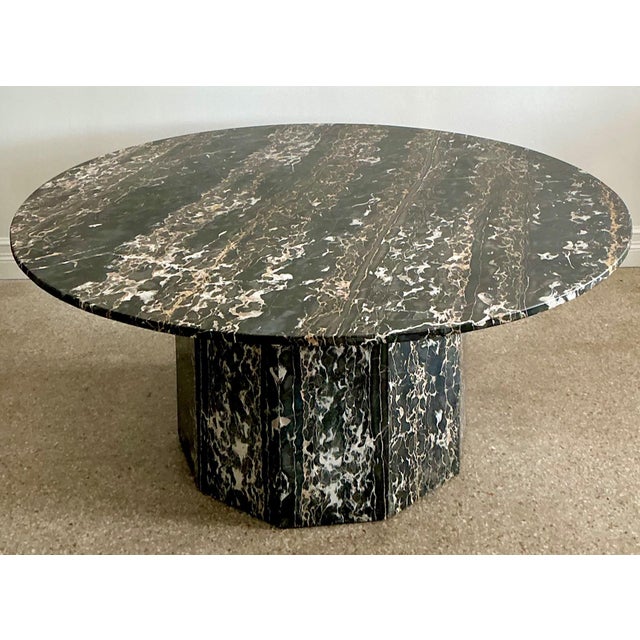 Late 20th Century Vintage Italian Marble Dining Table For Sale - Image 5 of 18