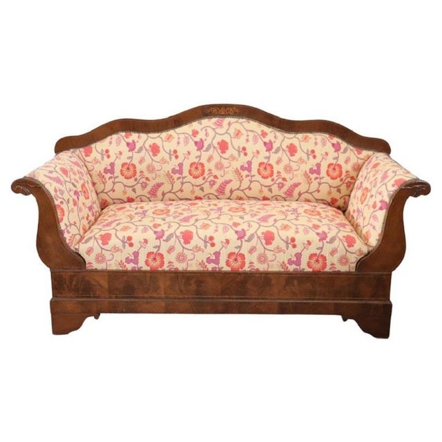 Antique Walnut Sofa, 1800s For Sale - Image 15 of 15