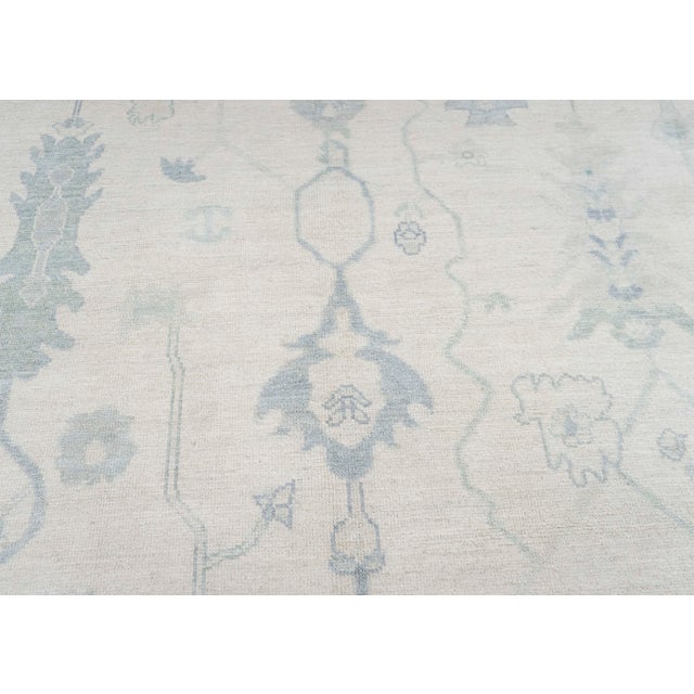 Turkish Oushak Rug 10' x 14'4" #20355 For Sale - Image 4 of 8