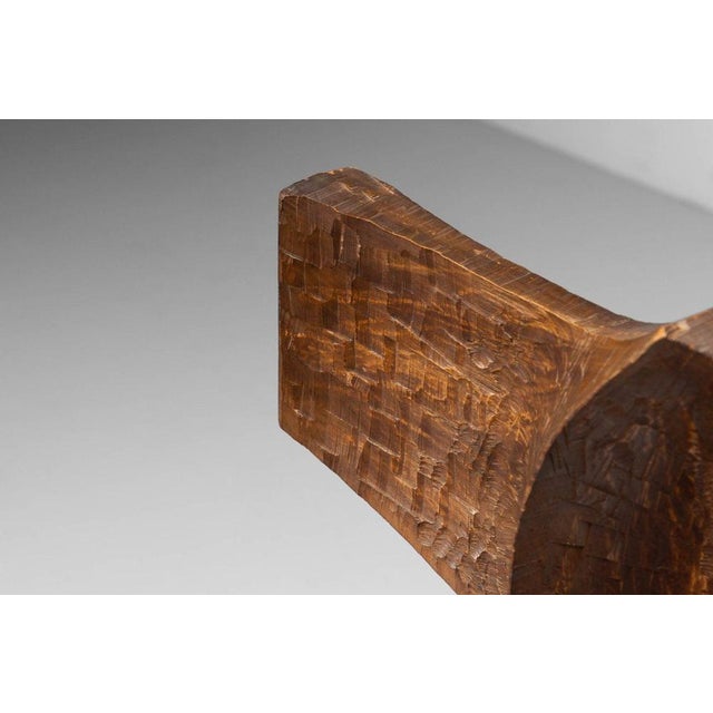 Yasuo Fuke, Abstract Sculpture, 1960, Mahogany For Sale - Image 13 of 18