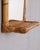 Wood Vintage Italian Wall Mirror with Bamboo Shelf, 1960s For Sale - Image 7 of 9